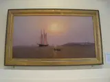 Francis A. Silva, Schooner Passing Castle Island, Boston Harbor