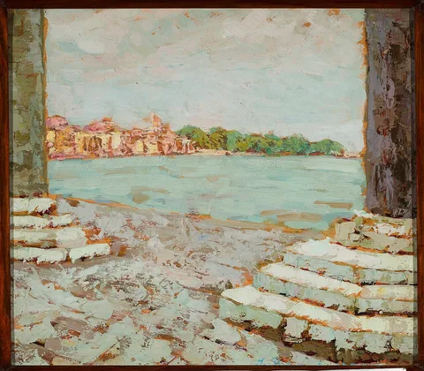 Jan Bohuszewicz, View from Piazzetta in Venice
