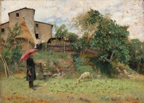 Luigi Bechi, Contemplation of the Sheep
