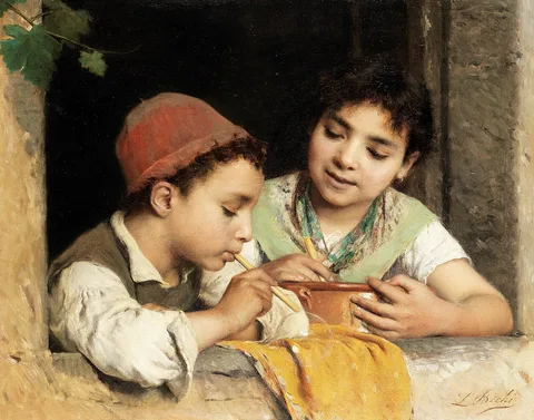 Luigi Bechi, Blowing bubbles