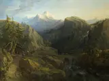 George Arthur Fripp, Eventide in the Italian Alps