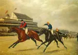Godfrey Douglas Giles, Persimmon winning the Derby at Epsom