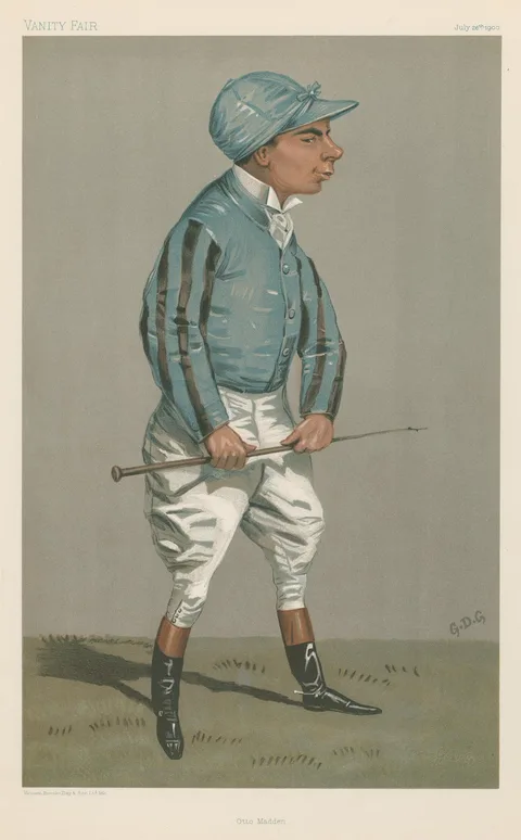 Godfrey Douglas Giles, Vanity Fair: Jockeys; Otto Madden, July 25, 1900