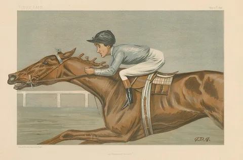 Godfrey Douglas Giles, Vanity Fair: Jockeys; 'An American Jockey', Tod Sloane, May 25, 1899