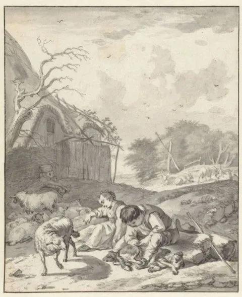Barent Gael, Herder en een herderin
