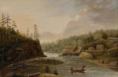 Henry Lewis, Cheever's Mill on the St. Croix River