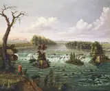Henry Lewis, Falls of Saint Anthony, Upper Mississippi