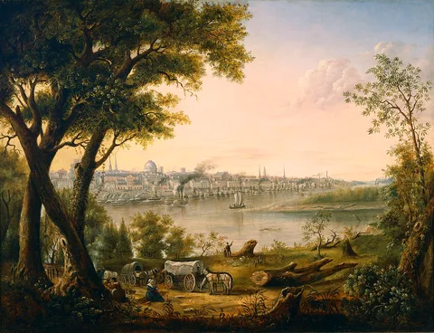 Henry Lewis, Saint Louis in 1846