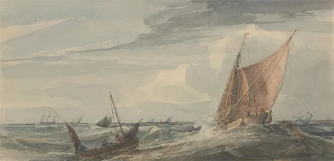 Samuel Owen, Ships on a Stormy Sea