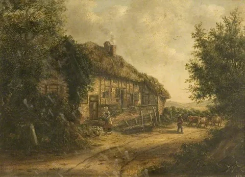 William Kidd, Cottages at Petersfield, Hampshire