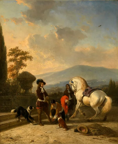 Joseph Moerenhout, Le Départ pour la Chasse