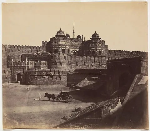 John Murray, Fort Agra, The Delhi Gate