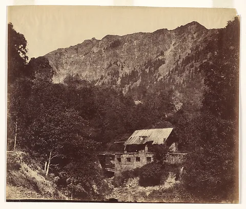 John Murray, [View of a Broken Bridge at Nainital]