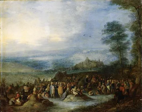 Joseph van Bredael, Christ preaching to the Multitude