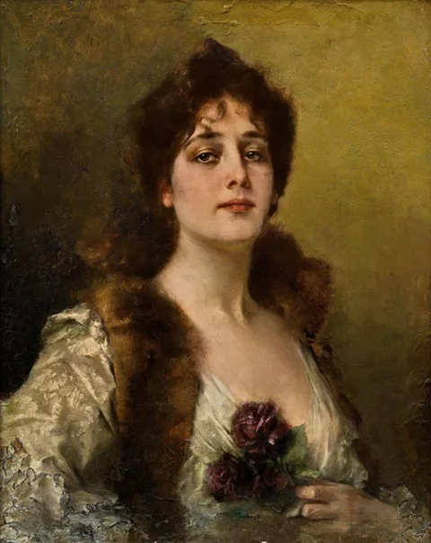 Conrad Kiesel, Lady with Roses