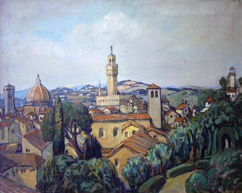 Russell Cheney, An Italian Scene