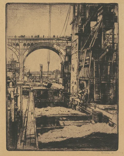 Earl Horter, Viaduct, Coal Pockets