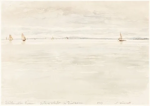 John Linnell, Sailboats on Southampton River