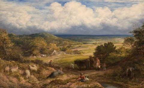 John Linnell, A Surrey Landscape