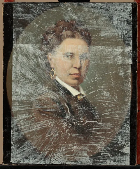 Ryszard Okniński, Portrait of Mrs. Kotarska, wife of Józef Kotarski