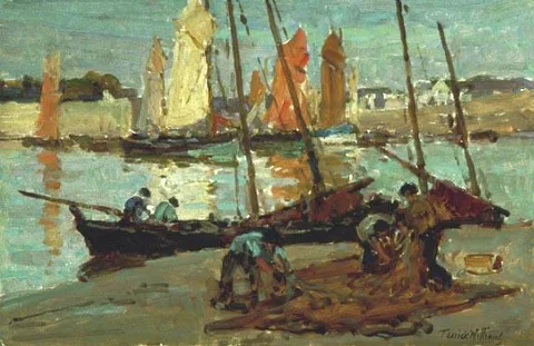 Terrick Williams, Boats and Fishermen, Concarneau