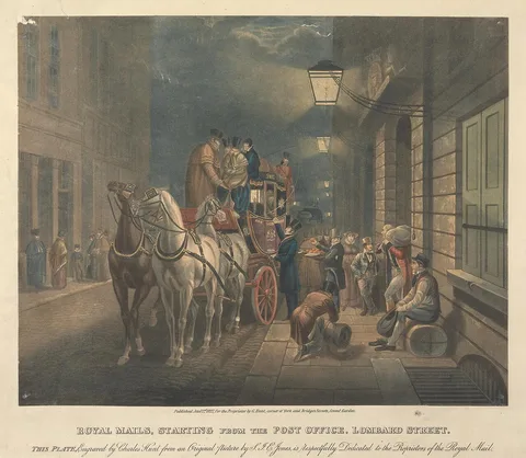 Charles Hunt, Royal Mails, Starting from the Post Office, Lombard Street