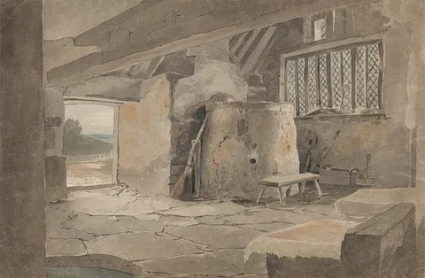 John Mole, Study of a Cottage Interior