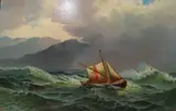 Hjalmar Johnssen, Pilot boat in high seas