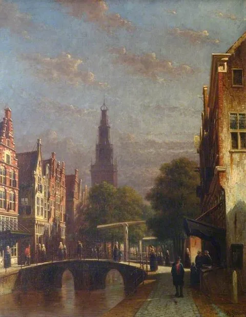 Petrus Gerardus Vertin, View of Amsterdam
