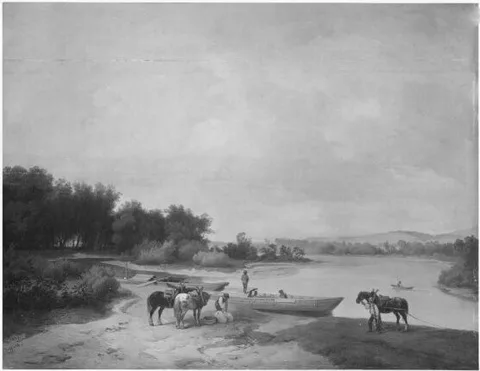 Johann Gualbert Raffalt, River - scenery