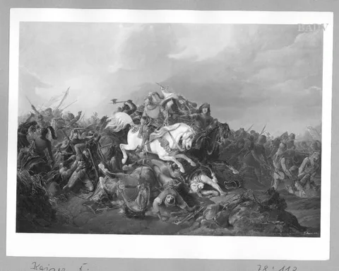 Friedrich Kaiser, Battle between armed knights