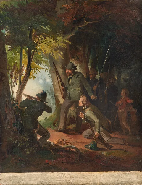 Friedrich Kaiser, Badische Freischärler
