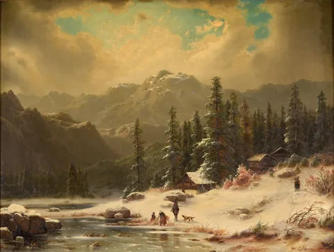 Ludwig Scheins, Winter idyll
