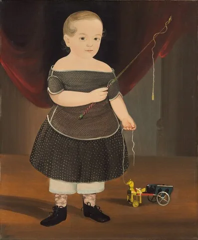 William Matthew Prior, Boy with Toy Horse and Wagon