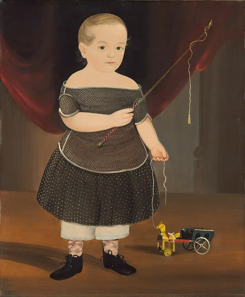 William Matthew Prior, Boy with Toy Horse and Wagon