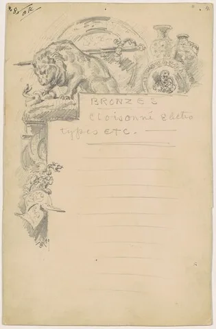 James Henry Moser, Study for "Bronzes"