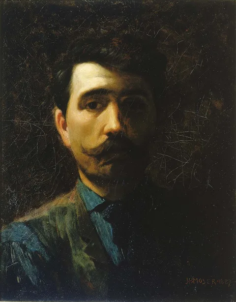 James Henry Moser, Self-Portrait