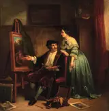 Jan Jacobus Matthijs Damschröder, Artist in Studio