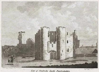 James Newton, Gate of Pembroke castle, Pembrokeshire