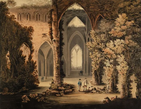 Frederick Calvert, The Grand West Entrance of Tintern Abbey