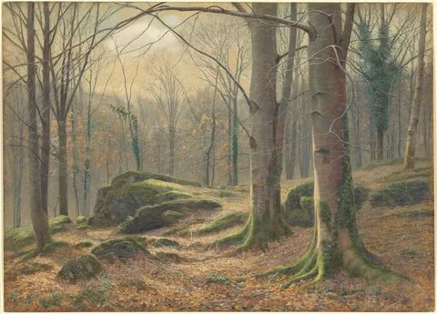 James Thomas Watts, A Winter Morning, Hoar Frost Melting