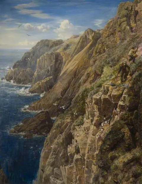 Charles Thomas Burt, Lundy Island