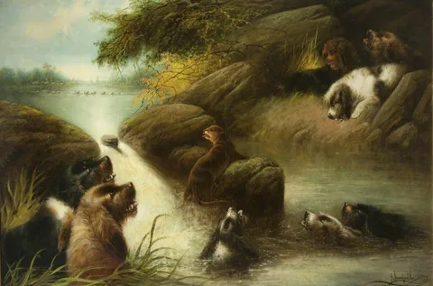 Edward Armfield, The Otter at Bay