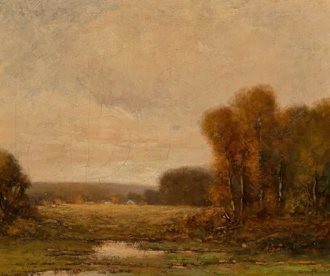 Edward Loyal Field, Fall Landscape