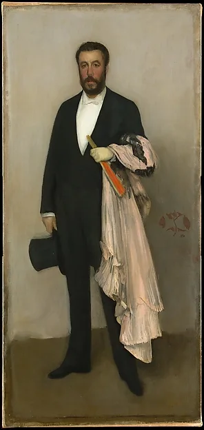 James Whistler, Arrangement in Flesh Colour and Black: Portrait of Theodore Duret