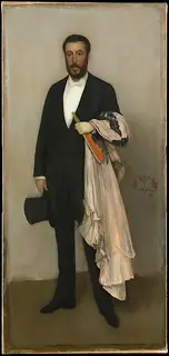 James Whistler, Arrangement in Flesh Colour and Black: Portrait of Theodore Duret