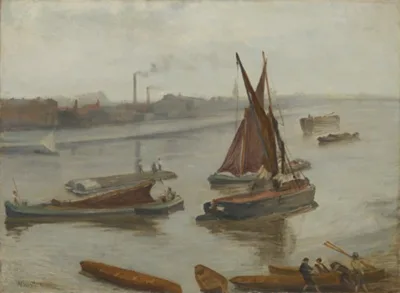 James Whistler, Grey and Silver: Old Battersea Reach