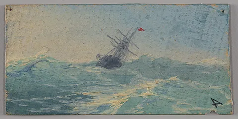 Ivan Konstantinovich Aivazovsky, A Ship in a Stormy Sea