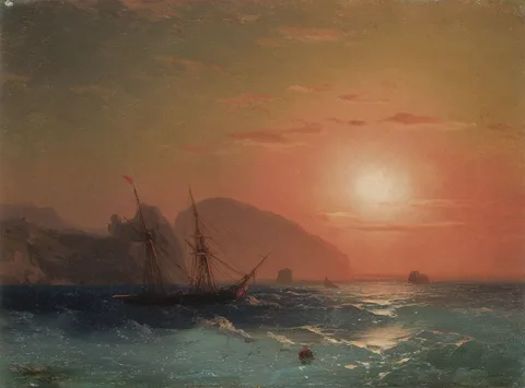 Ivan Konstantinovich Aivazovsky, View Of The Ayu Dag Crimea