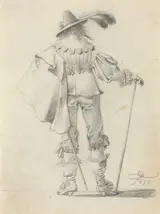Pieter Jansz Quast, Gentleman Seen from Behind
